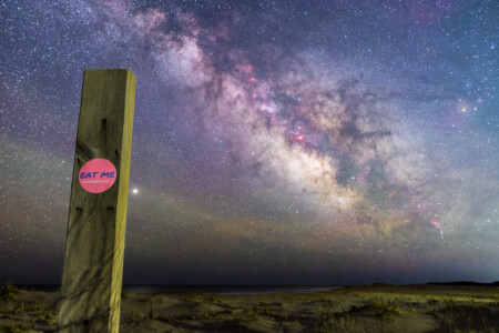 Coronavirus Perspective. From Nauset Beach, Orleans MA Eat Me