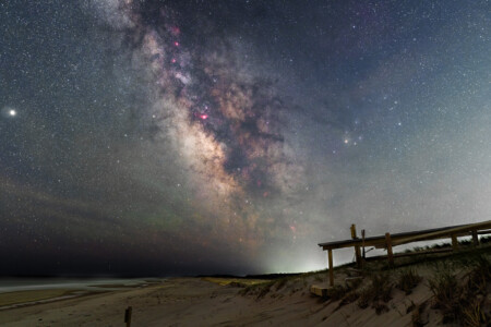 Milky Way Over Nauset Beach 4/22/20